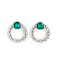 Smoldering Scintillation - Green Earring