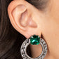 Smoldering Scintillation - Green Earring