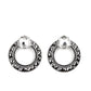 Smoldering Scintillation Black Earring