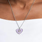 So This Is Love - Purple Necklace
