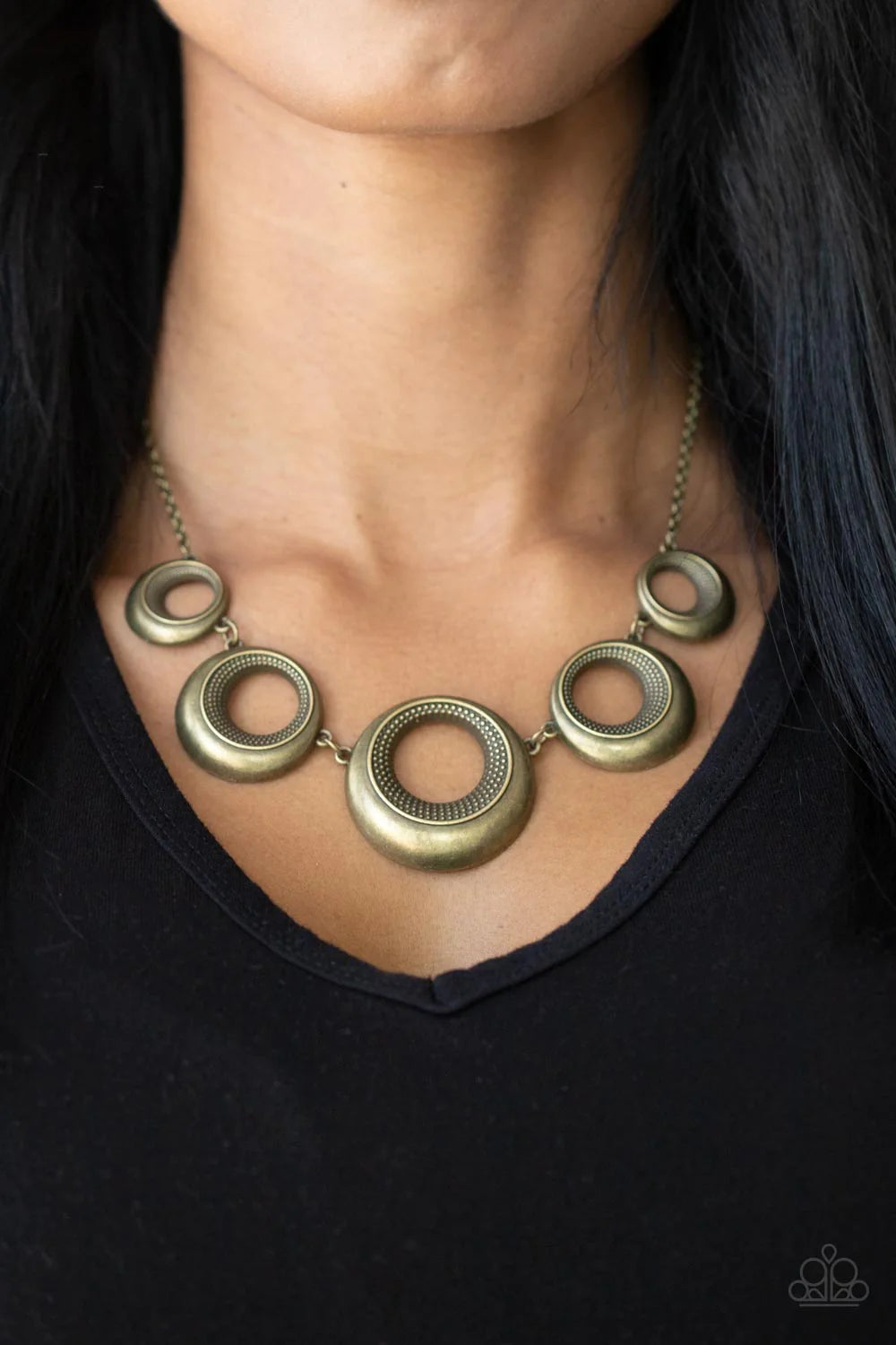 Solar Cycle - Brass Necklace