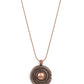 Solar Swirl - Copper Necklace