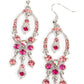 Sophisticated Starlet - Pink Earring