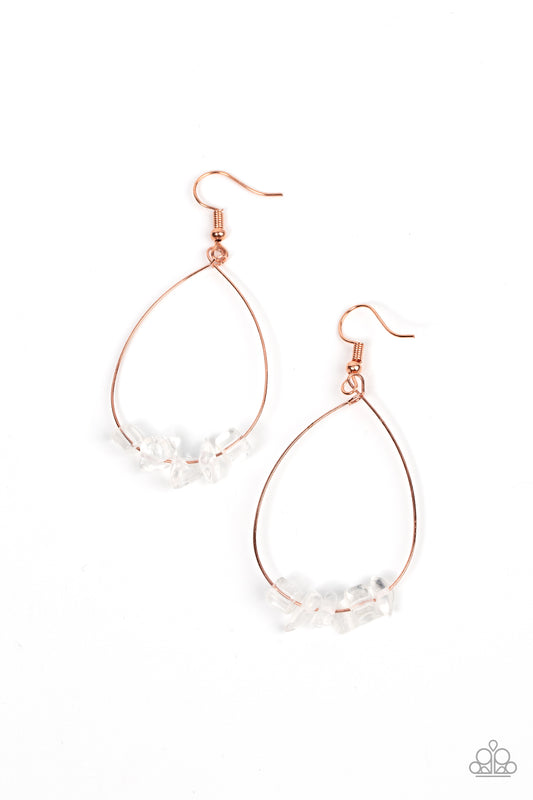 South Beach Serenity - Copper Earrings