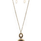 Southern Opera Brass Necklace