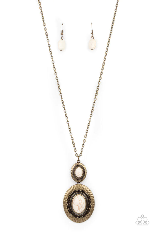 Southern Opera Brass Necklace