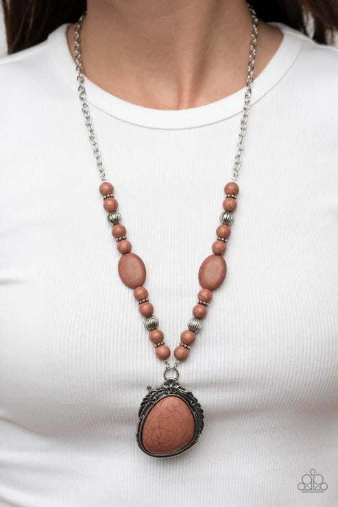 Southwest Paradise Brown Necklace