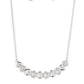 Sparkly Suitor - White Necklace