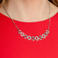 Sparkly Suitor - White Necklace