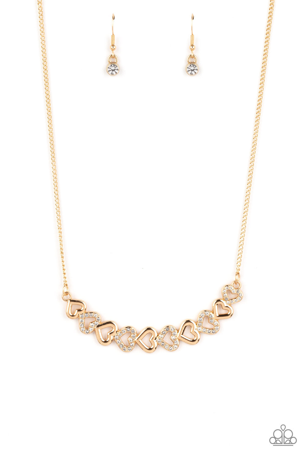 Sparkly Suitor Gold Necklace