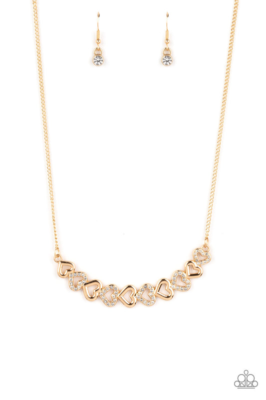 Sparkly Suitor Gold Necklace
