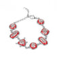 Speckled Shimmer - Red Bracelet