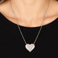 Spellbinding Sweetheart - White Necklace