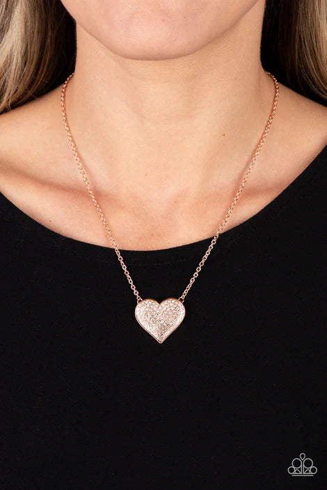 Spellbinding Sweetheart Copper Necklace