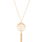 Spiraling Sparkle - Gold Necklace