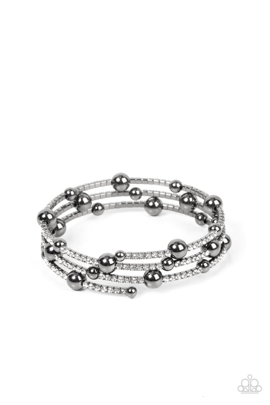 Spontaneous Shimmer - Gun Metal Bracelet