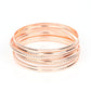 Stackable Shimmer - Copper Bracelet