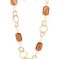 Stained Glass Glamour - Brown Necklace