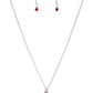 Star-Spangled Sass Red Necklace