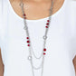 Starry-Eyed Eloquence - Red Necklace