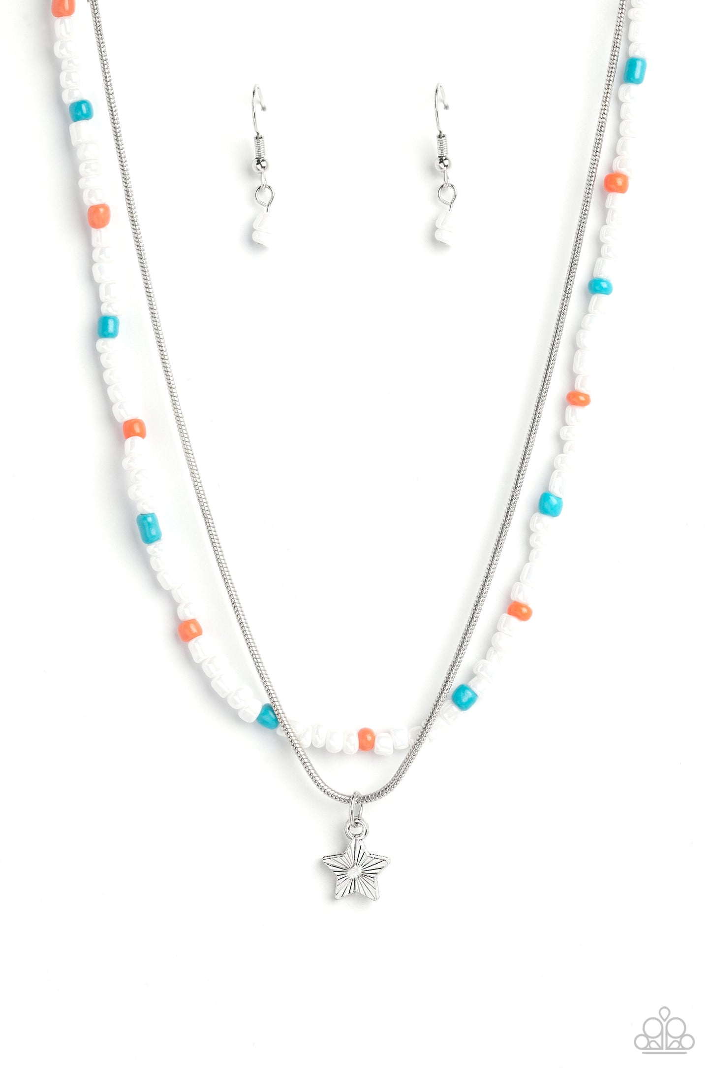 Starry Serendipity - White Necklace