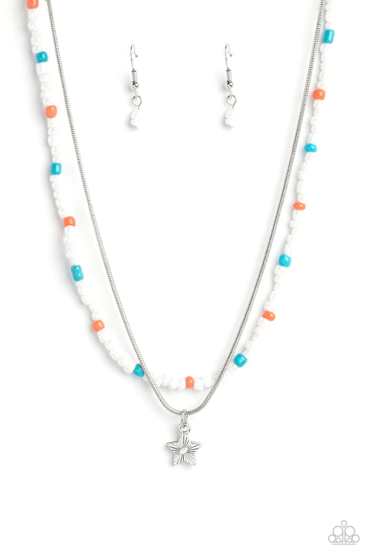Starry Serendipity - White Necklace