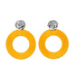 Strategically Sassy - Yellow Earring