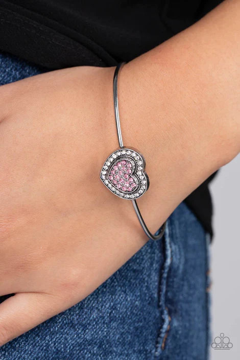 Stunning Soulmates Pink Bracelet