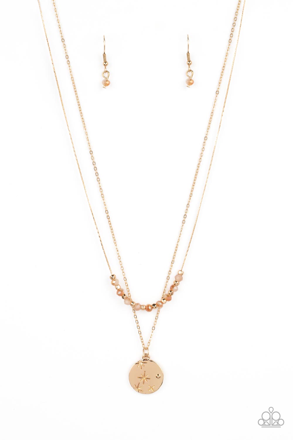 Stunning Supernova Gold Necklace