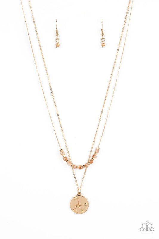 Stunning Supernova Gold Necklace