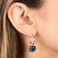 Subtle Smile - Black Earring