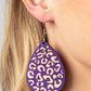 Suburban Jungle - Purple Earring