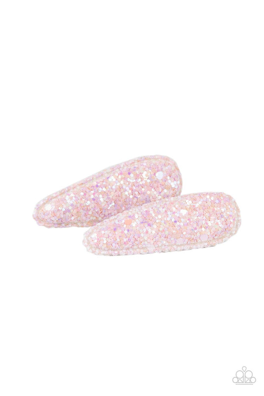 Sugar Plum Sparkle - Pink Hair Clip