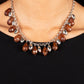 Summertime Tryst - Brown Necklace