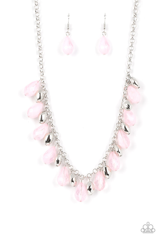 Summertime Tryst - Pink Necklace