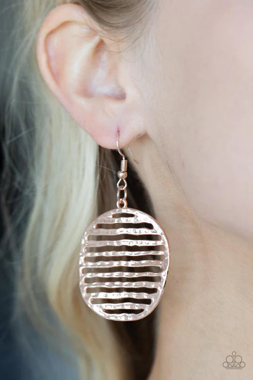 Sunrise Stunner - Rose Gold Earring