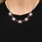Sunshiny Shimmer - Pink Necklace