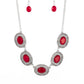 Sunshiny Shimmer - Red Necklace