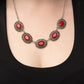 Sunshiny Shimmer - Red Necklace