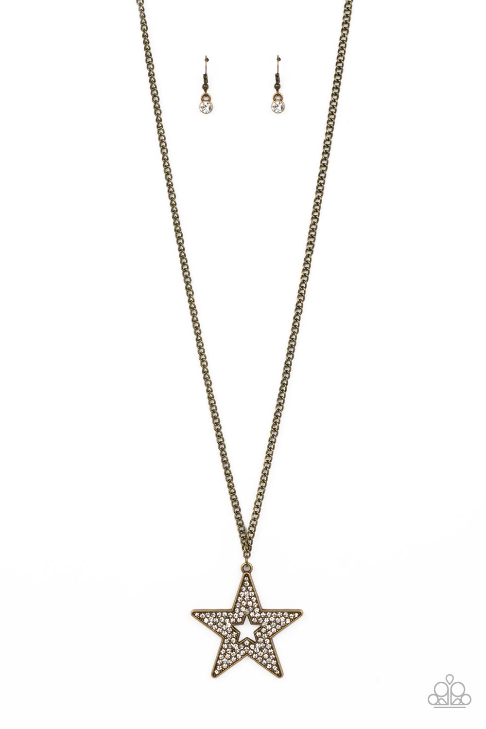 Superstar Stylist Brass Necklace