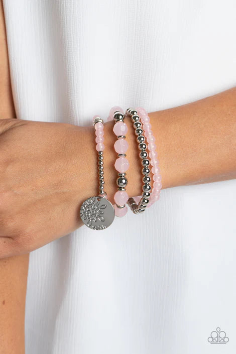 Surfer Style - Pink Bracelet