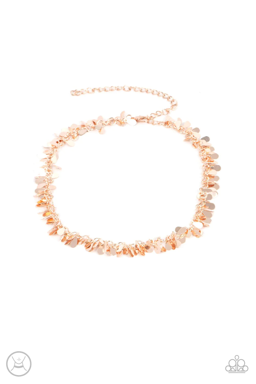 Surreal Shimmer Rose Gold Necklace