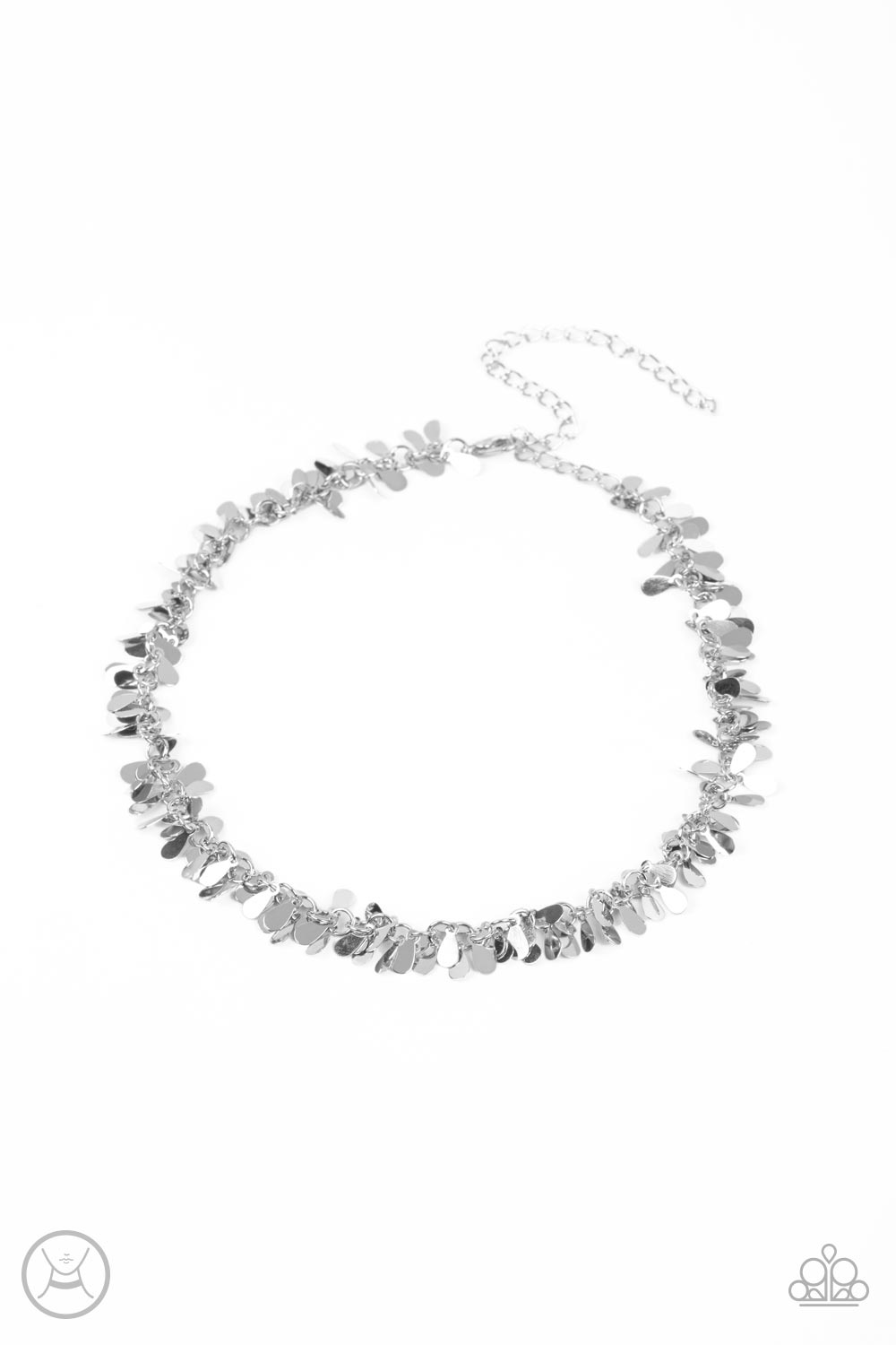 Surreal Shimmer Silver Necklace