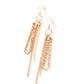 Swing Dance Dazzle - Gold Earring