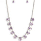 Tabloid Treasure - Purple Necklace