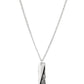 Tag Along Silver Necklace