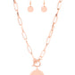 Tag Out Copper Necklace