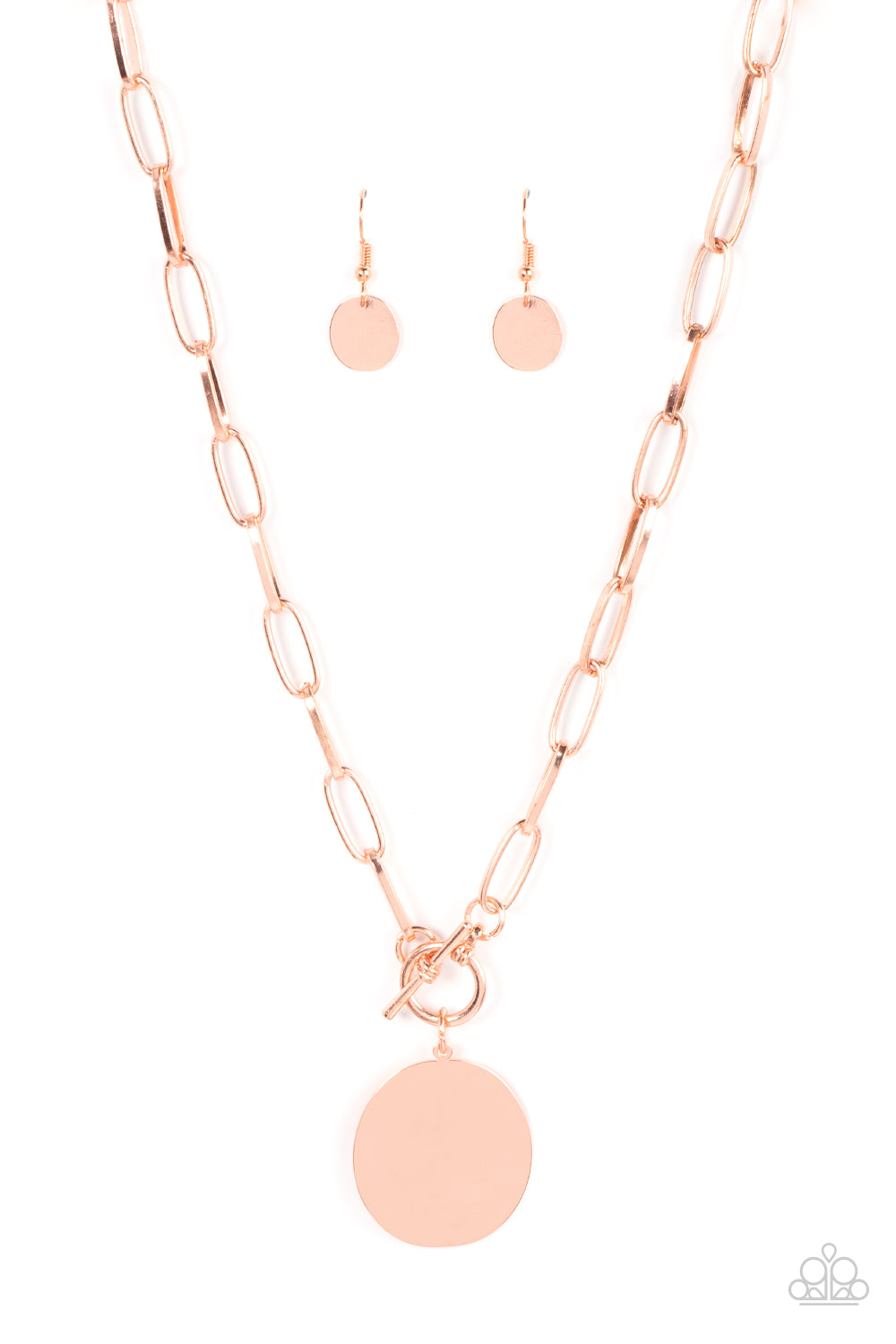 Tag Out Copper Necklace