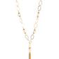 Taken with Tassels Gold Necklace