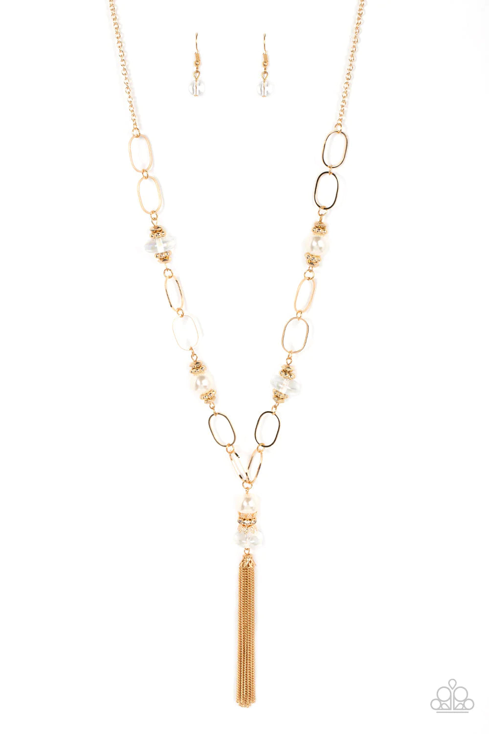 Taken with Tassels Gold Necklace